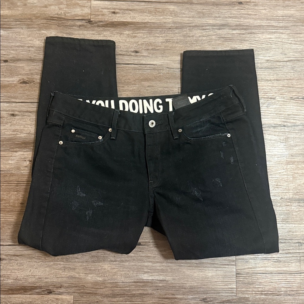 G-Star Raw Black Denim Jeans